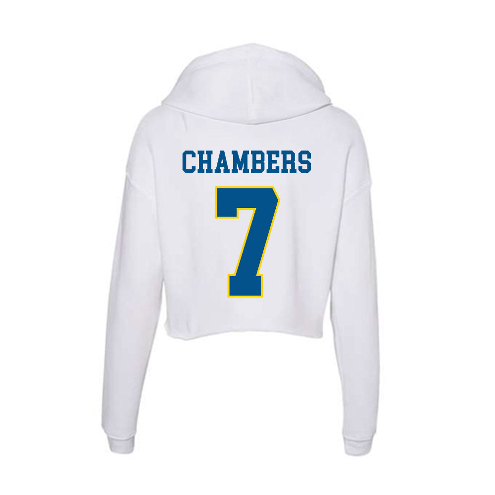 Delaware - Women's Rugby : Josiane Chambers - Women's Crop Fleece Hoodie-1
