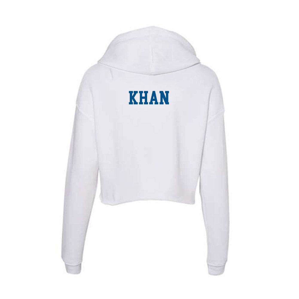 Delaware - Crew : Zareef Khan - Women's Crop Fleece Hoodie-1