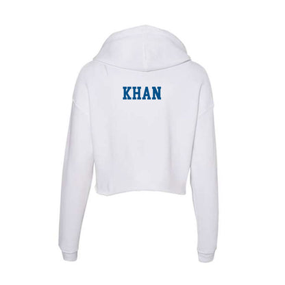 Delaware - Crew : Zareef Khan - Women's Crop Fleece Hoodie-1