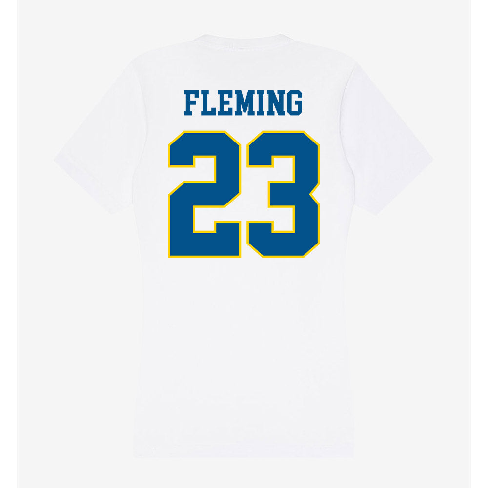 Delaware - Men's D2 Ice Hockey : Brendan Fleming - Women's V-Neck T-Shirt-1