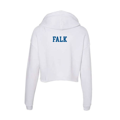 Delaware - Crew : James Falk - Women's Crop Fleece Hoodie-1