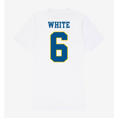 Delaware - Women's Rugby : Alexandra White - Women's V-Neck T-Shirt-1