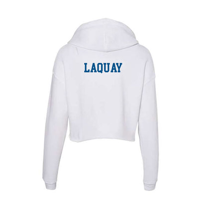 Delaware - Synchronized Skating : Erin LaQuay - Women's Crop Fleece Hoodie-1