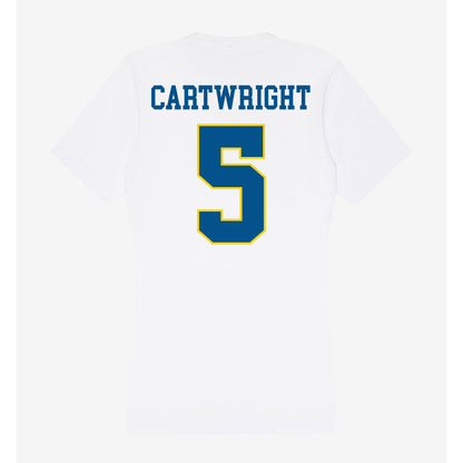 Delaware - Women's Ice Hockey : Melanie Cartwright - Women's V-Neck T-Shirt-1