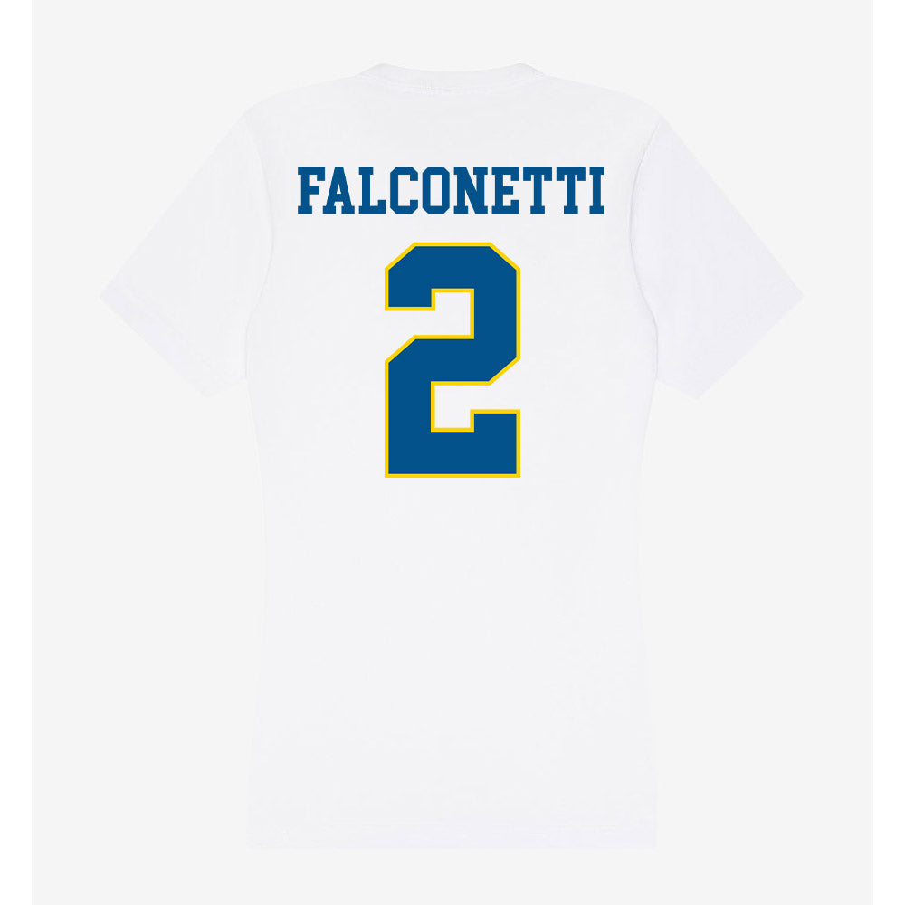 Delaware - Women's Rugby : Payton Falconetti - Women's V-Neck T-Shirt-1