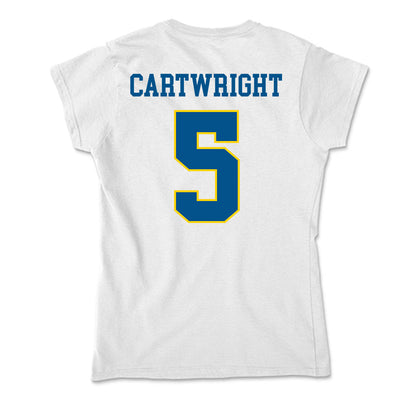 Delaware - Women's Ice Hockey : Melanie Cartwright - Soft Style Women’s T-Shirt-1