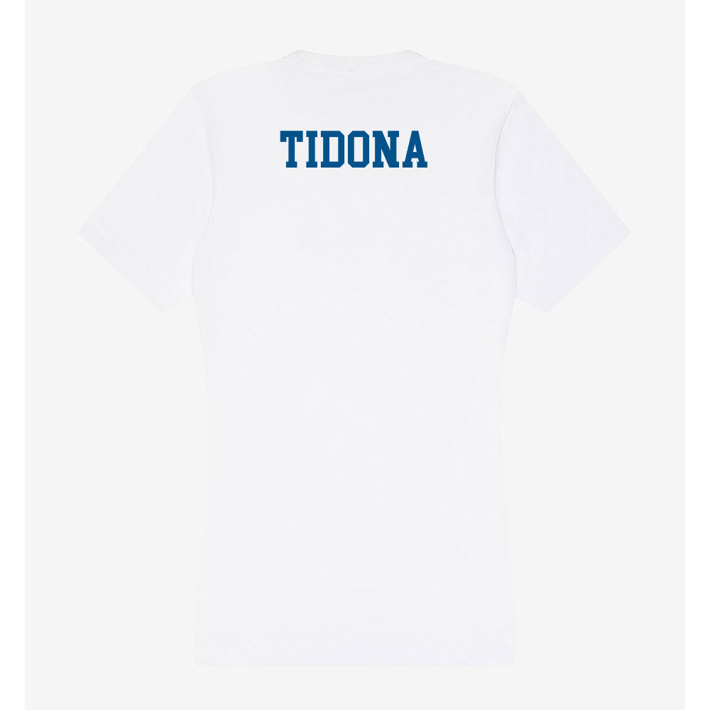 Delaware - Wrestling : Mike Tidona - Women's V-Neck T-Shirt-1