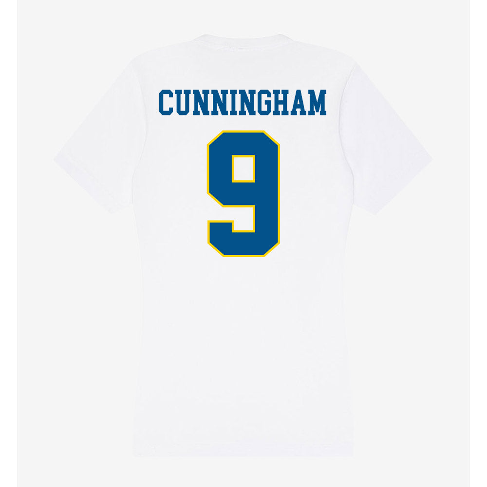 Delaware - Men's D2 Ice Hockey : Owen Cunningham - Women's V-Neck T-Shirt-1
