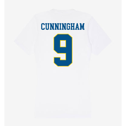 Delaware - Men's D2 Ice Hockey : Owen Cunningham - Women's V-Neck T-Shirt-1