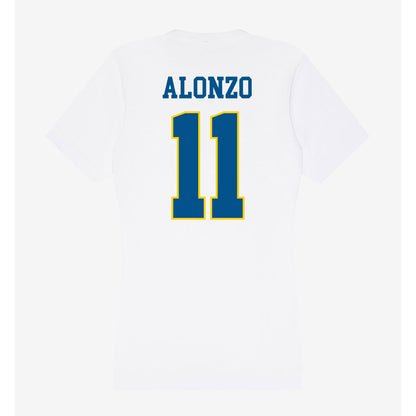 Delaware - Women's Rugby : Kelsey Alonzo - Women's V-Neck T-Shirt-1