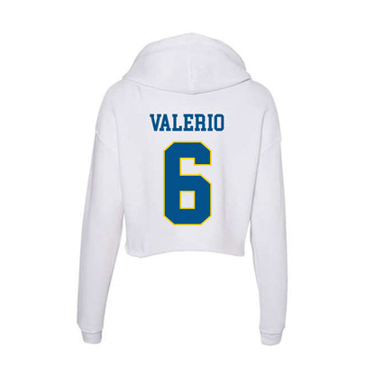 Delaware - Women's Ice Hockey : Hailee Valerio - Women's Crop Fleece Hoodie-1