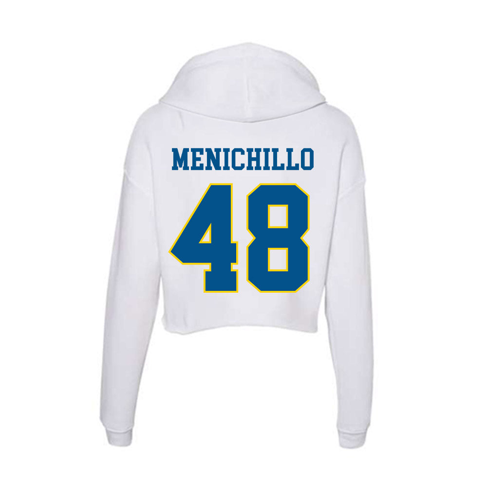Delaware - Women's Ice Hockey : Hope Menichillo - Women's Crop Fleece Hoodie-1