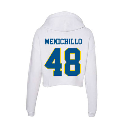 Delaware - Women's Ice Hockey : Hope Menichillo - Women's Crop Fleece Hoodie-1