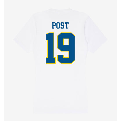 Delaware - Women's Ice Hockey : Miranda Post - Women's V-Neck T-Shirt-1