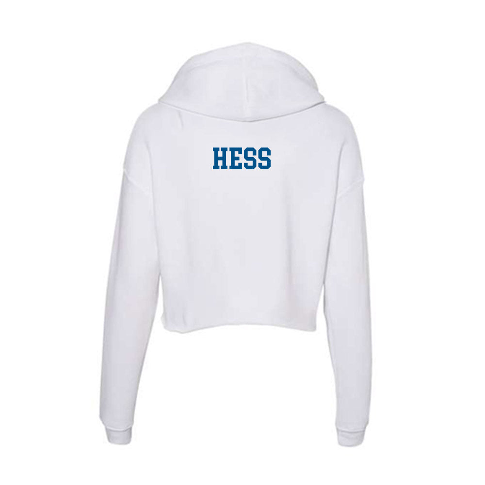 Delaware - Crew : Jimmy Hess - Women's Crop Fleece Hoodie-1