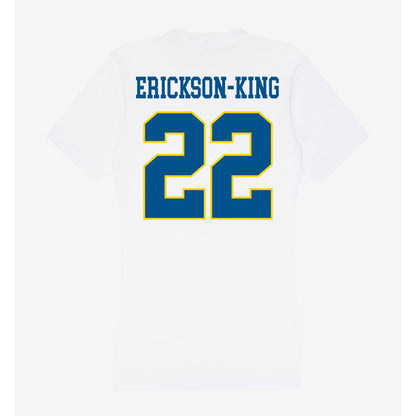 Delaware - Women's Rugby : Julia Erickson-King - Women's V-Neck T-Shirt-1