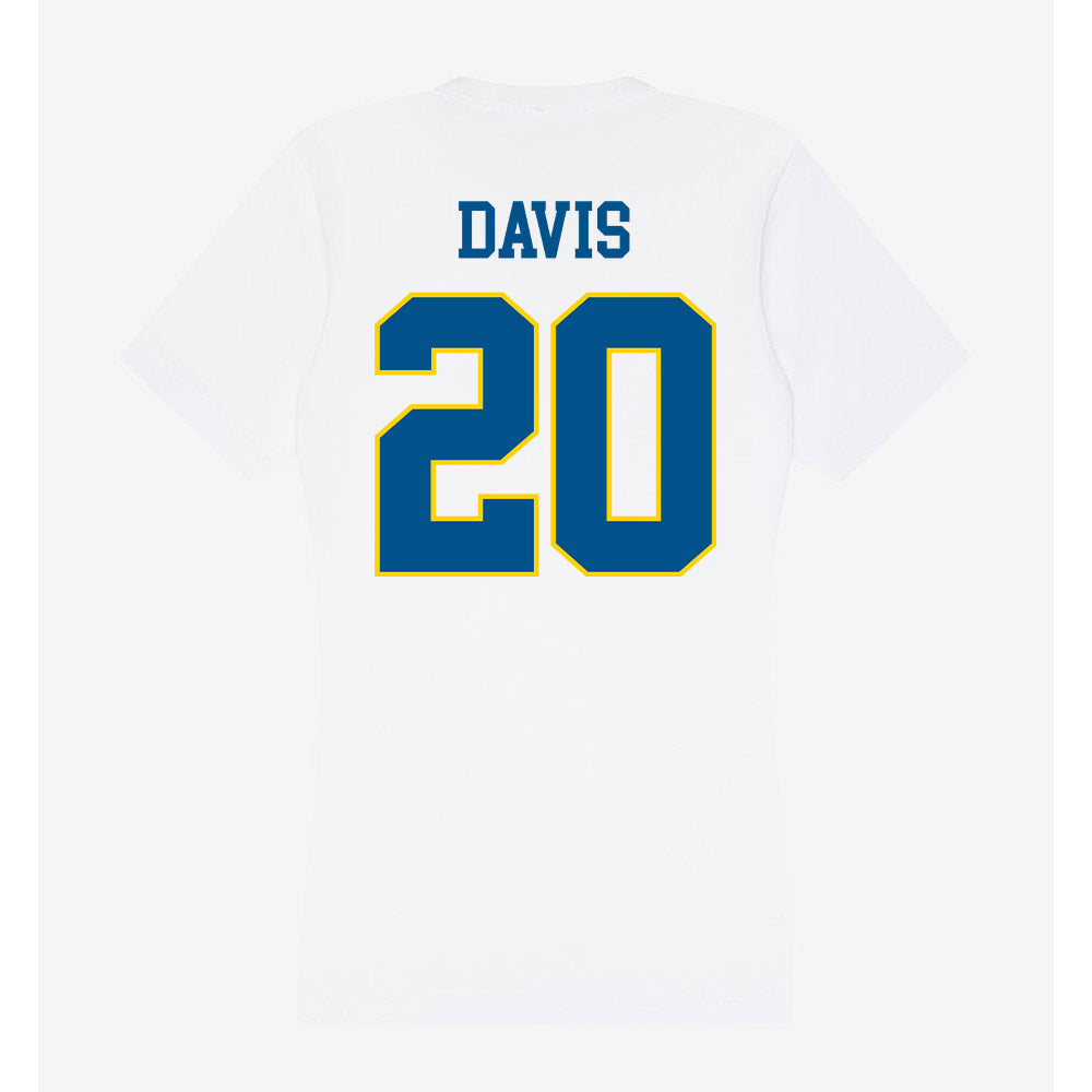 Delaware - Women's Ice Hockey : Kristen Davis - Women's V-Neck T-Shirt-1
