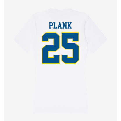 Delaware - Men's D2 Ice Hockey : Andrew Plank - Women's V-Neck T-Shirt-1
