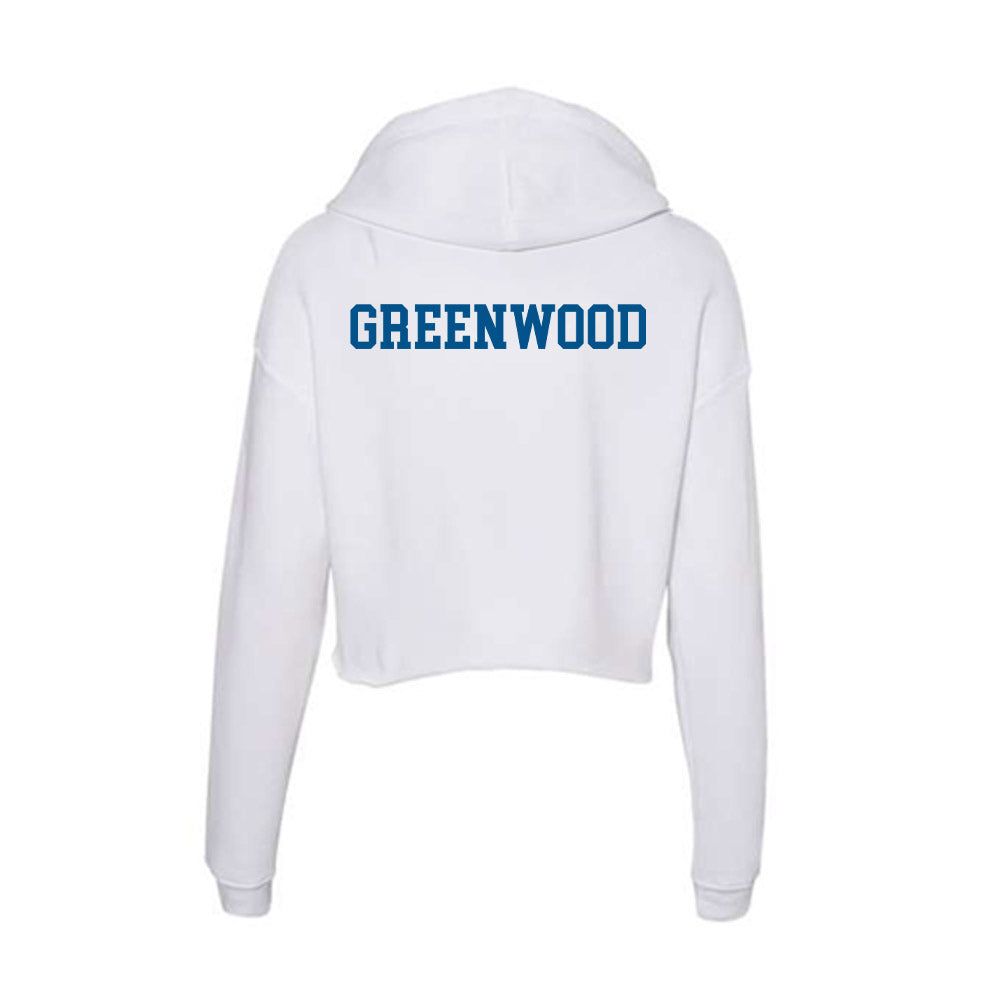 Delaware - Figure Skating : Marisa Greenwood - Women's Crop Fleece Hoodie-1
