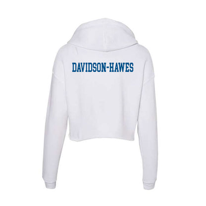 Delaware - Figure Skating : Zoe Davidson-Hawes - Women's Crop Fleece Hoodie-1