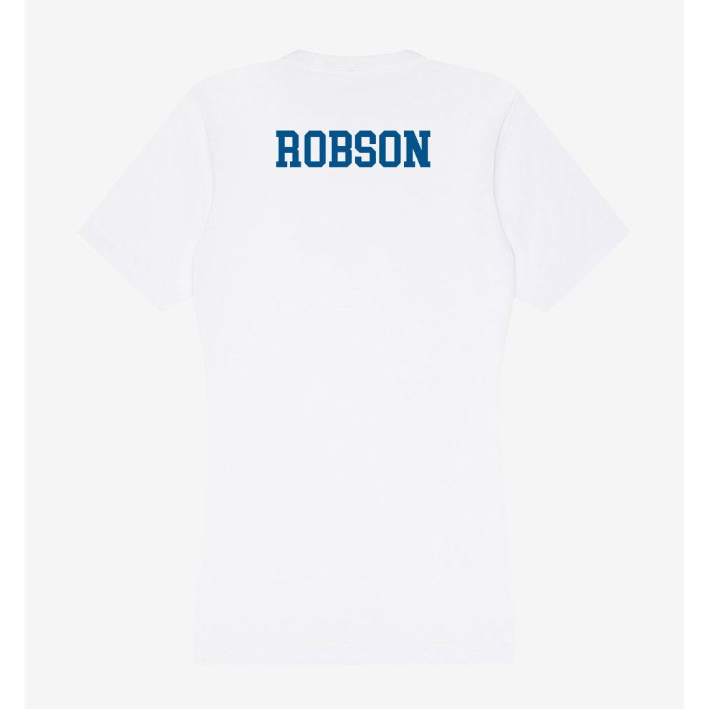 Delaware - Figure Skating : Raniya Robson - Women's V-Neck T-Shirt-1