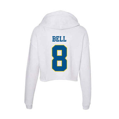 Delaware - Flag Football : Katherine Bell - Women's Crop Fleece Hoodie-1
