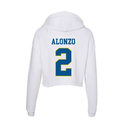Delaware - Women's Rugby : Megan Alonzo - Women's Crop Fleece Hoodie-1