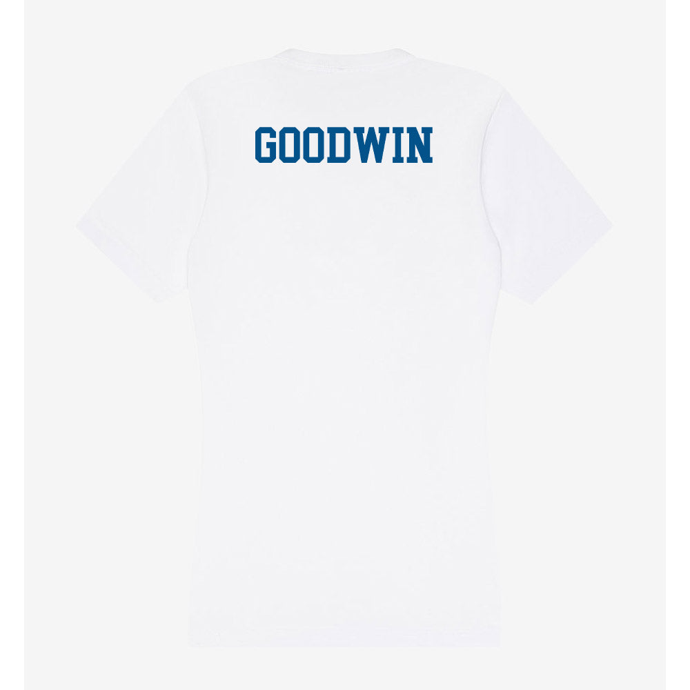 Delaware - Synchronized Skating : Geneva Goodwin - Women's V-Neck T-Shirt-1
