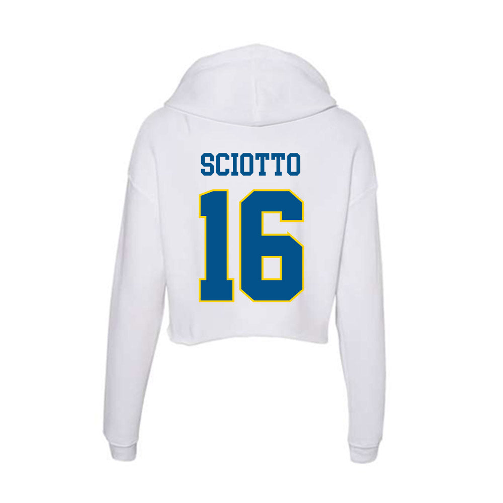 Delaware - Women's Rugby : Julia Sciotto - Women's Crop Fleece Hoodie-1