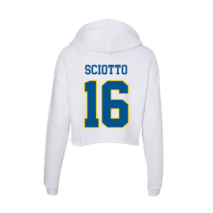 Delaware - Women's Rugby : Julia Sciotto - Women's Crop Fleece Hoodie-1