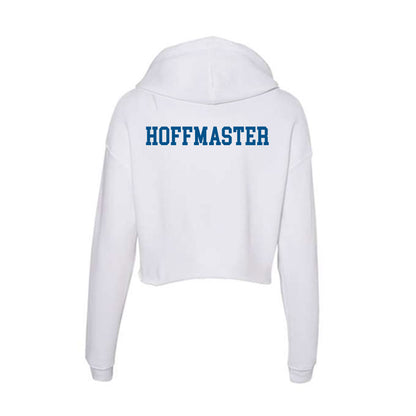 Delaware - Wrestling : Gaby Hoffmaster - Women's Crop Fleece Hooded Sweatshirt-1