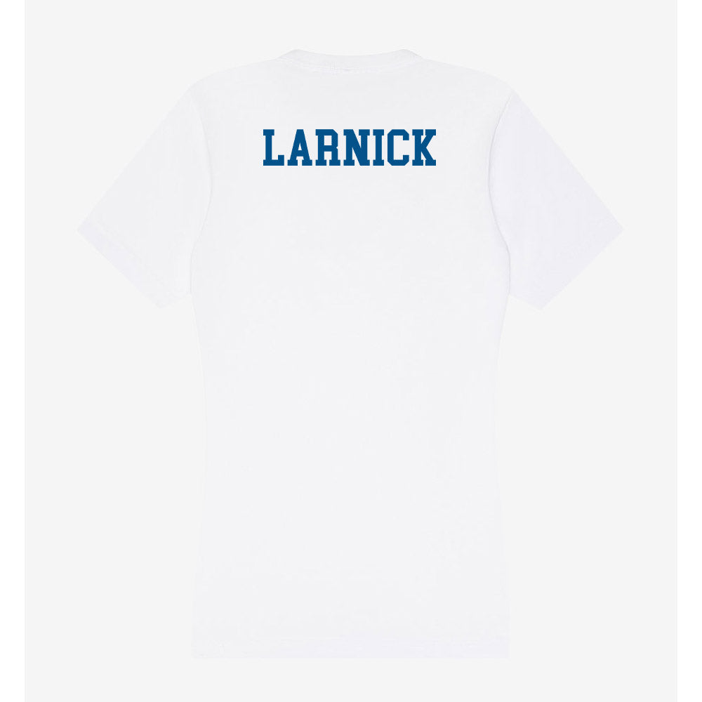 Delaware - Figure Skating : Nina Larnick - Women's V-Neck T-Shirt-1