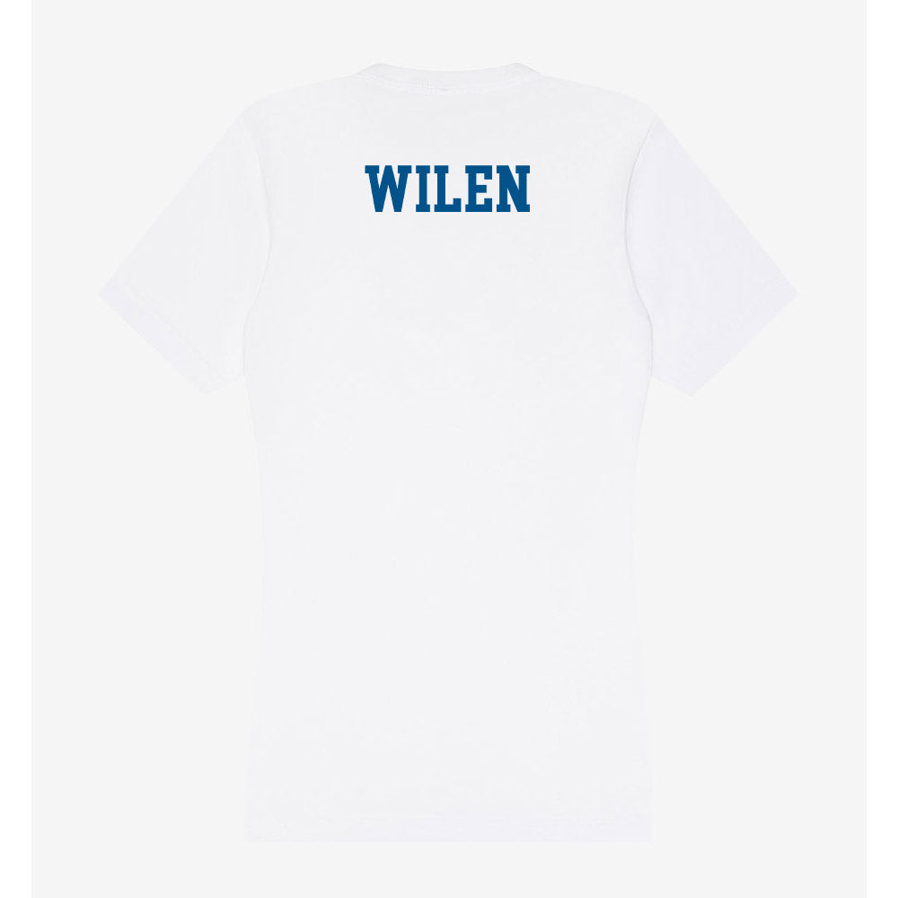 Delaware - Figure Skating : Kayla Wilen - Women's V-Neck T-Shirt-1