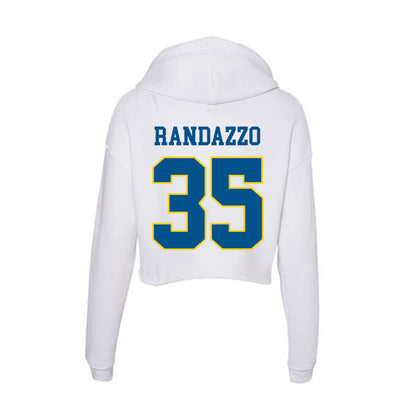 Delaware - Women's Ice Hockey : Charlotte Randazzo - Women's Crop Fleece Hoodie-1