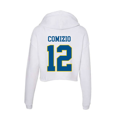 Delaware - Flag Football : Kayla Comizio - Women's Crop Fleece Hoodie-1