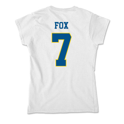 Delaware - Men's D2 Ice Hockey : Justin Fox - Soft Style Women’s T-Shirt-1
