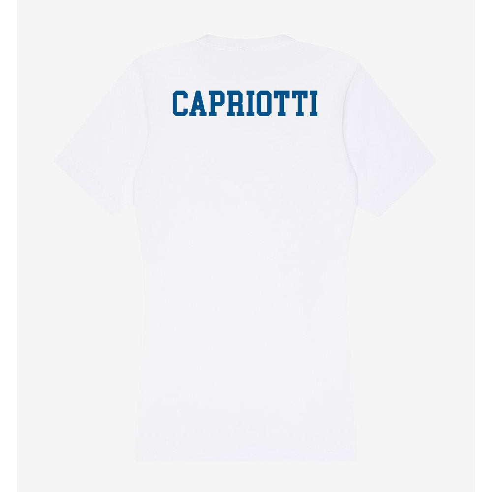 Delaware - Women's Rugby : Francesca Capriotti - Women's V-Neck T-Shirt-1
