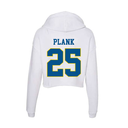 Delaware - Men's D2 Ice Hockey : Andrew Plank - Women's Crop Fleece Hoodie-1