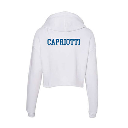 Delaware - Women's Rugby : Francesca Capriotti - Women's Crop Fleece Hoodie-1
