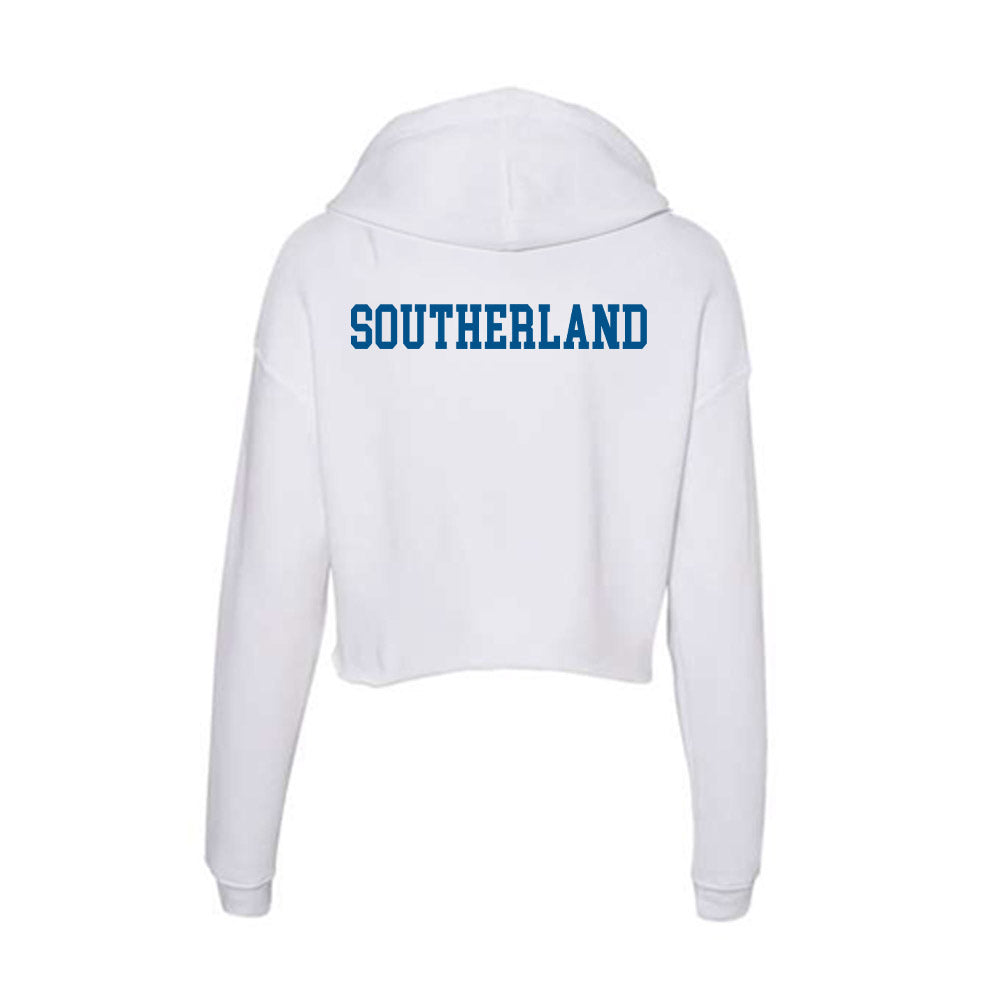 Delaware - Synchronized Skating : Scarlett Southerland - Women's Crop Fleece Hoodie-1