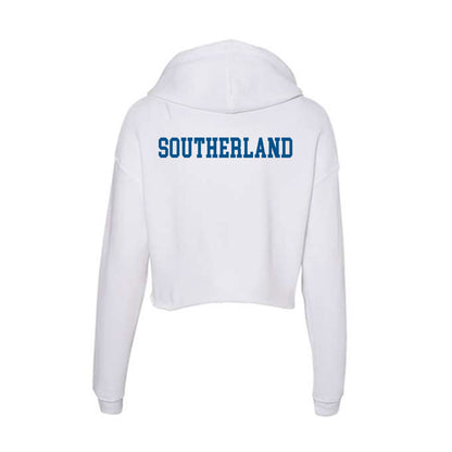 Delaware - Synchronized Skating : Scarlett Southerland - Women's Crop Fleece Hoodie-1