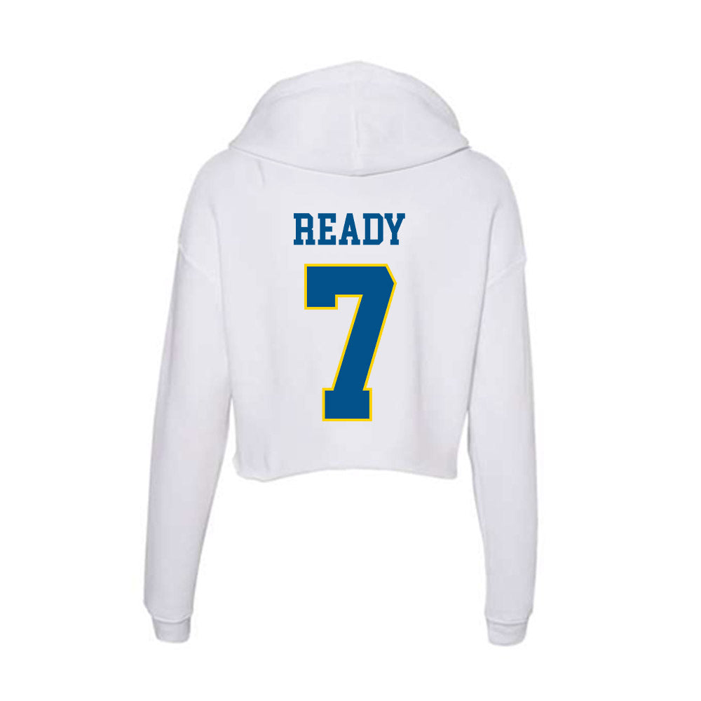 Delaware - Women's Ice Hockey : Cora Ready - Women's Crop Fleece Hoodie-1