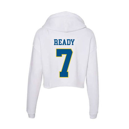 Delaware - Women's Ice Hockey : Cora Ready - Women's Crop Fleece Hoodie-1