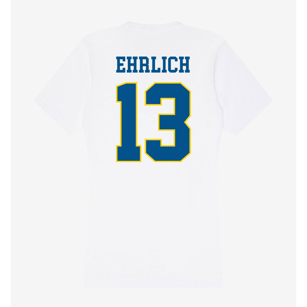 Delaware - Men's D2 Ice Hockey : Jacob Ehrlich - Women's V-Neck T-Shirt-1