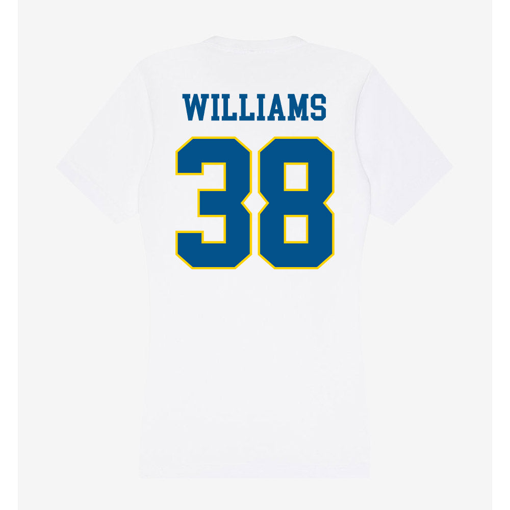 Delaware - Men's D2 Ice Hockey : Ryan Williams - Women's V-Neck T-Shirt-1