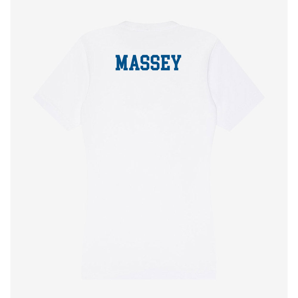 Delaware - Figure Skating : Olivia Massey - Women's V-Neck T-Shirt-1
