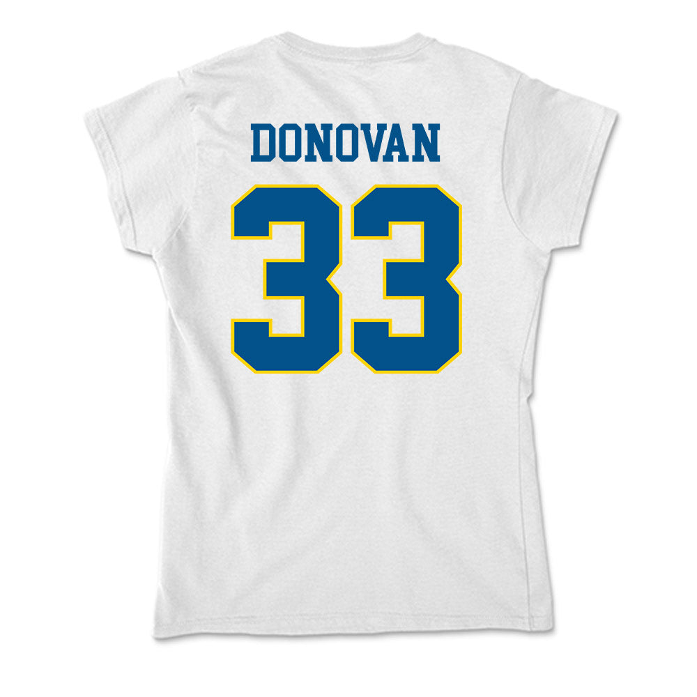 Delaware - Men's D2 Ice Hockey : Aaron Donovan - Soft Style Women’s T-Shirt-1
