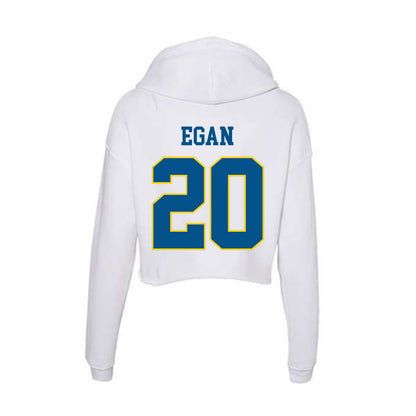 Delaware - Women's Rugby : Olivia Egan - Women's Crop Fleece Hoodie-1