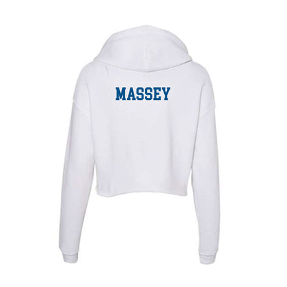 Delaware - Figure Skating : Olivia Massey - Women's Crop Fleece Hoodie-1