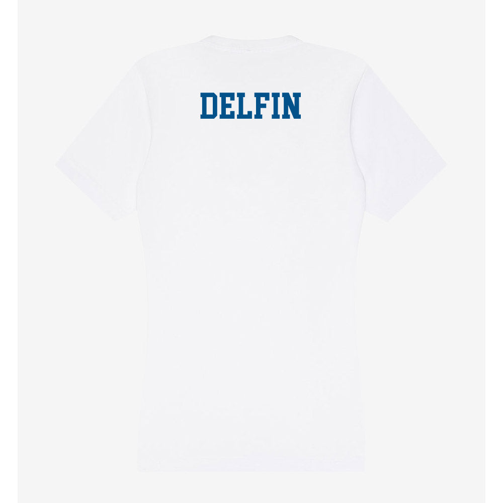 Delaware - Synchronized Skating : Ava Delfin - Women's V-Neck T-Shirt-1